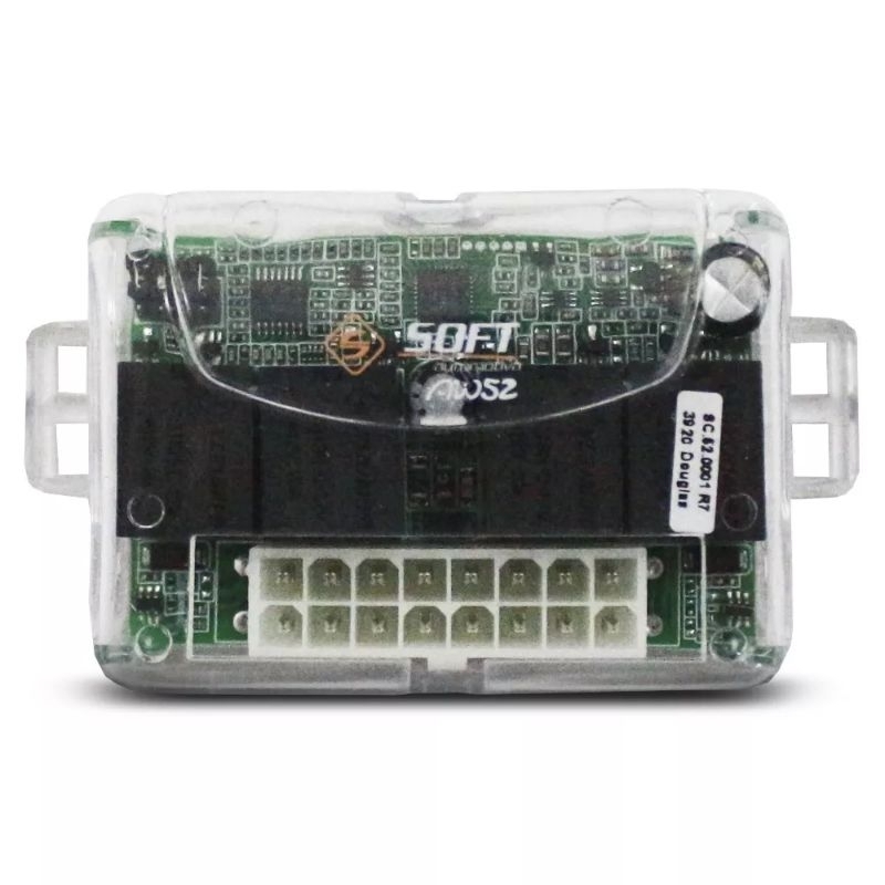 Módulo Subida Vidro Elétrico 2 Portas Soft AW-52 Antiesmagamento Descida e Subida.