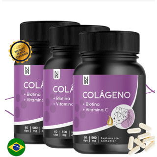 Combo 3X Colágeno Hidrolisado 60 Cáps 500mg NATURALY