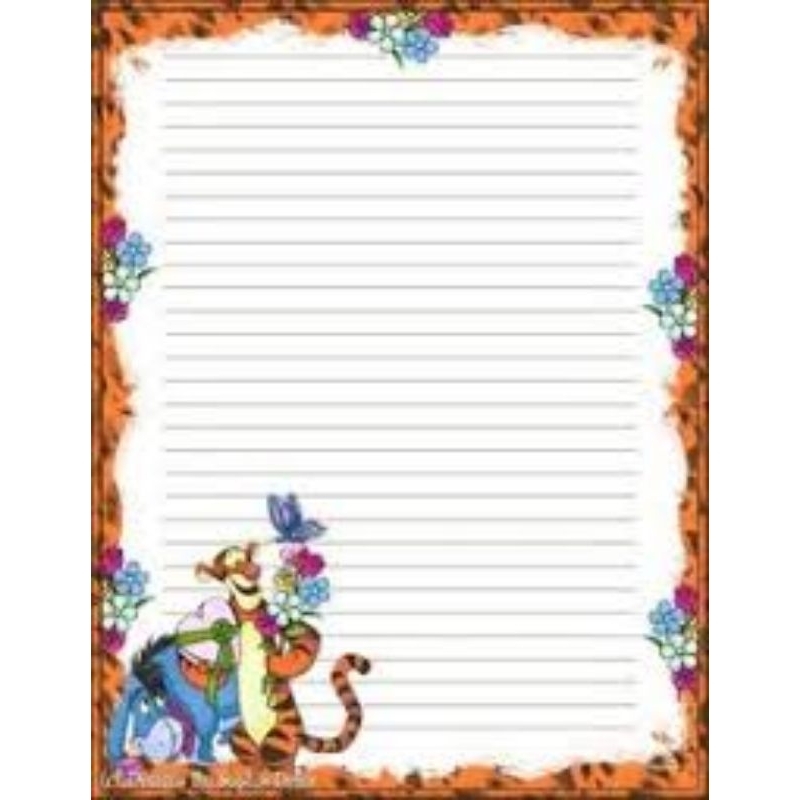 bloco de 50 folhas do tigrão, fazemos qualquer tema,folhas pautadas, folhas para fichário tamanho A4 papel de carta