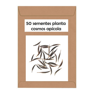 50 Sementes Cosmos Para Criação De Abelha Com E Sem Ferrão
