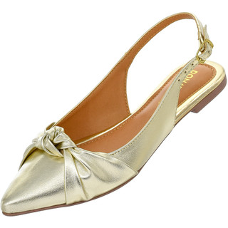 Sapatilha Aberta Donatella Shoes Slingback Nó Rasteira Chinelo Barato Casual Mulher Feminino Calçado Verão Sandália