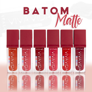Batom Liquido Matte Viva Vida Tons Vermelhos Vivai 3075.4.1