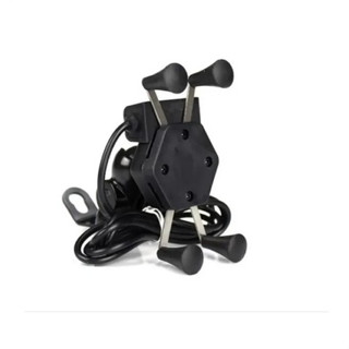 Suporte Garra Para Celular Gps Moto Com Carregador Usb LOJ UTILAR