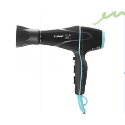 Secador De Cabelo Profissional Taiff Style Preto / Azul 2000w - 127V/220V