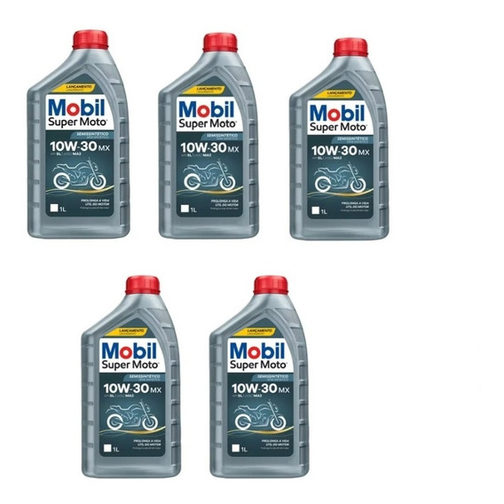 Oleo Mobil Moto 10w30 Semi Sintético Jaso Ma Kit 05 Unidades de 1 litro em Oferta na Shopee