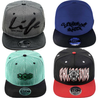 Boné Masculino Aba Reta Skate Estampado Bordado Vários Modelos MXC BRASIL