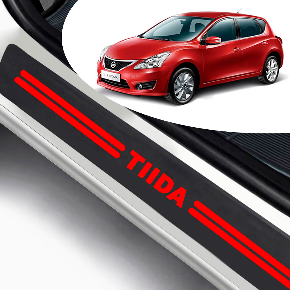 Soleira De Porta UNIVERSAL Nissan Tiida Personalizado PARA CARRO AUTOMOTIVO