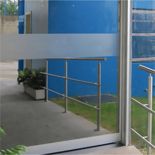 Faixa Decorativa e Segurança em Adesivo Jateado liso Portas De Vidro 100x10 cm em Oferta na Shopee