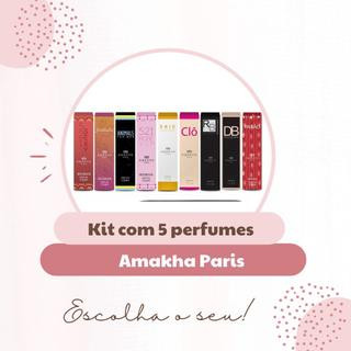 5 Perfumes Amakha Paris 15ml, Promoção Apenas Hoje