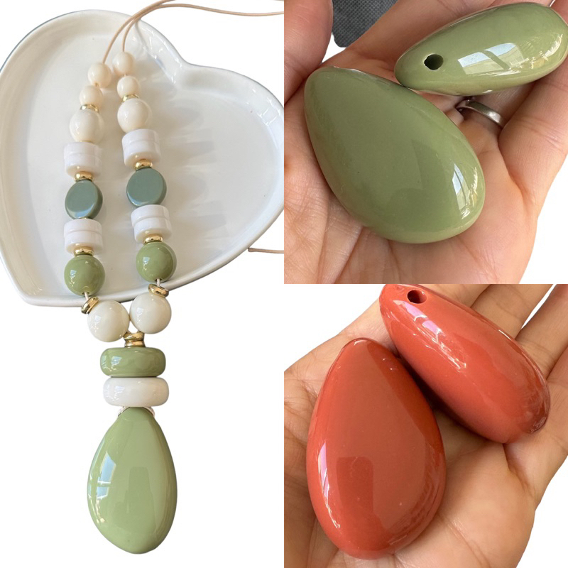 Peças pingentes ou entremeios para montagem de max colar entre outros artesanatos em Oferta na Shopee