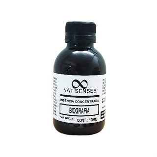 Essência concentrada Biografia - 100ML - Nat Senses - Óleo essêncial. n