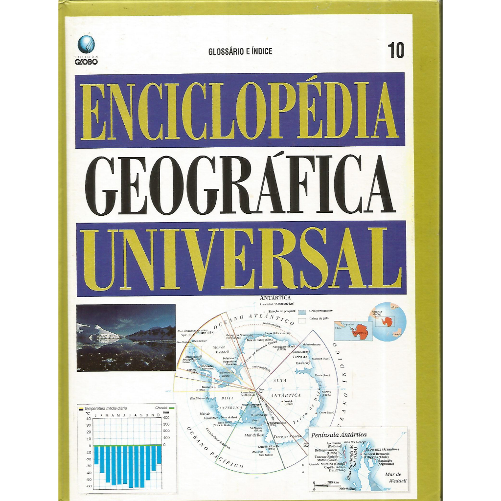 Livro: Enciclopédia geográfica universal - Glossário e índice - Vol. 10.