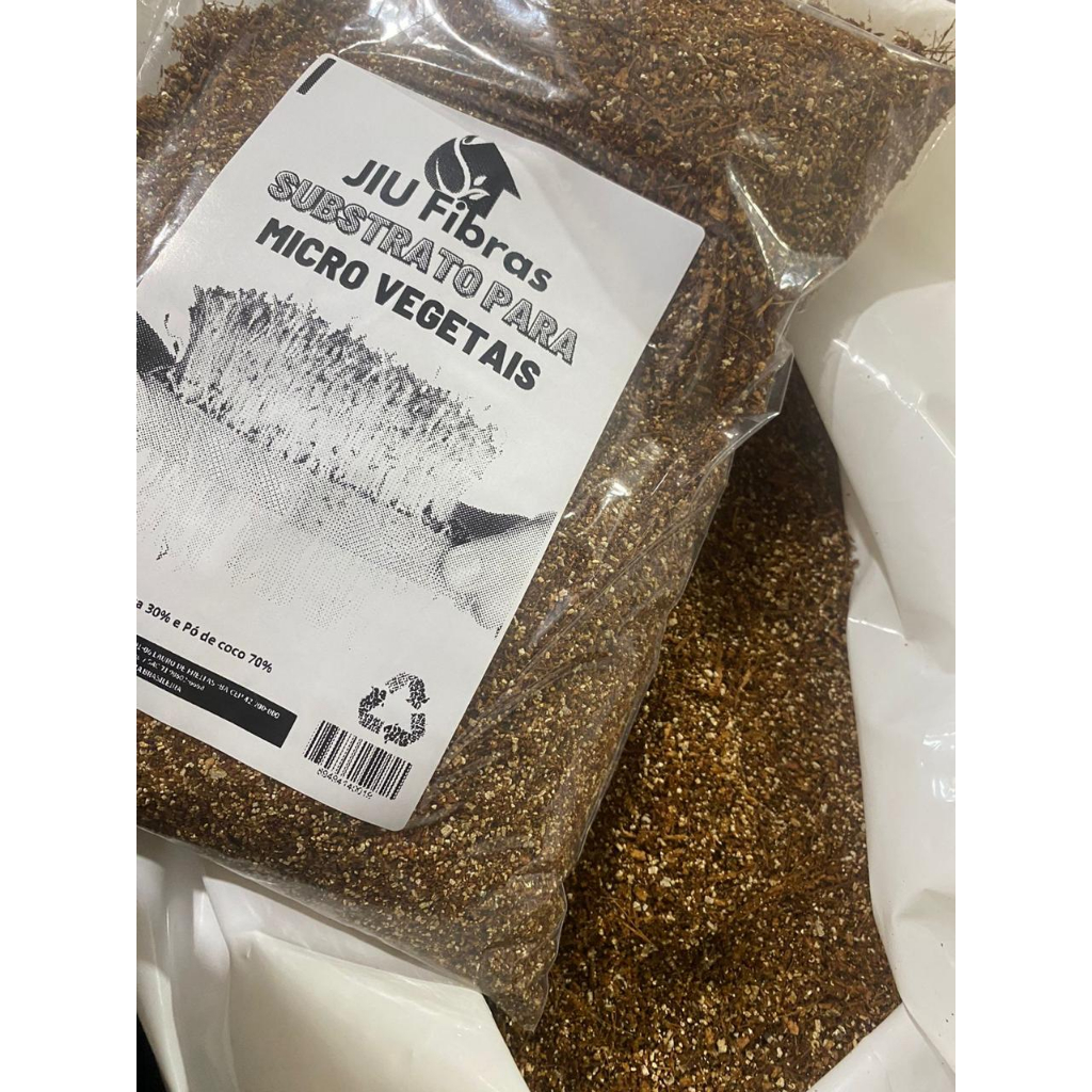 SUBSTRATO PARA MICROVERDES, MICROVEGETAIS - PÓ DE COCO E VERMICULITA - 200g = 2 litros. em Oferta na Shopee