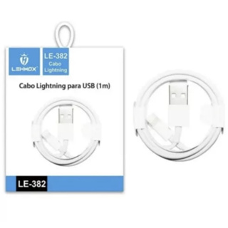 Cabo Iphone Lightning para USB 1m - LEHMOX em Oferta na Shopee
