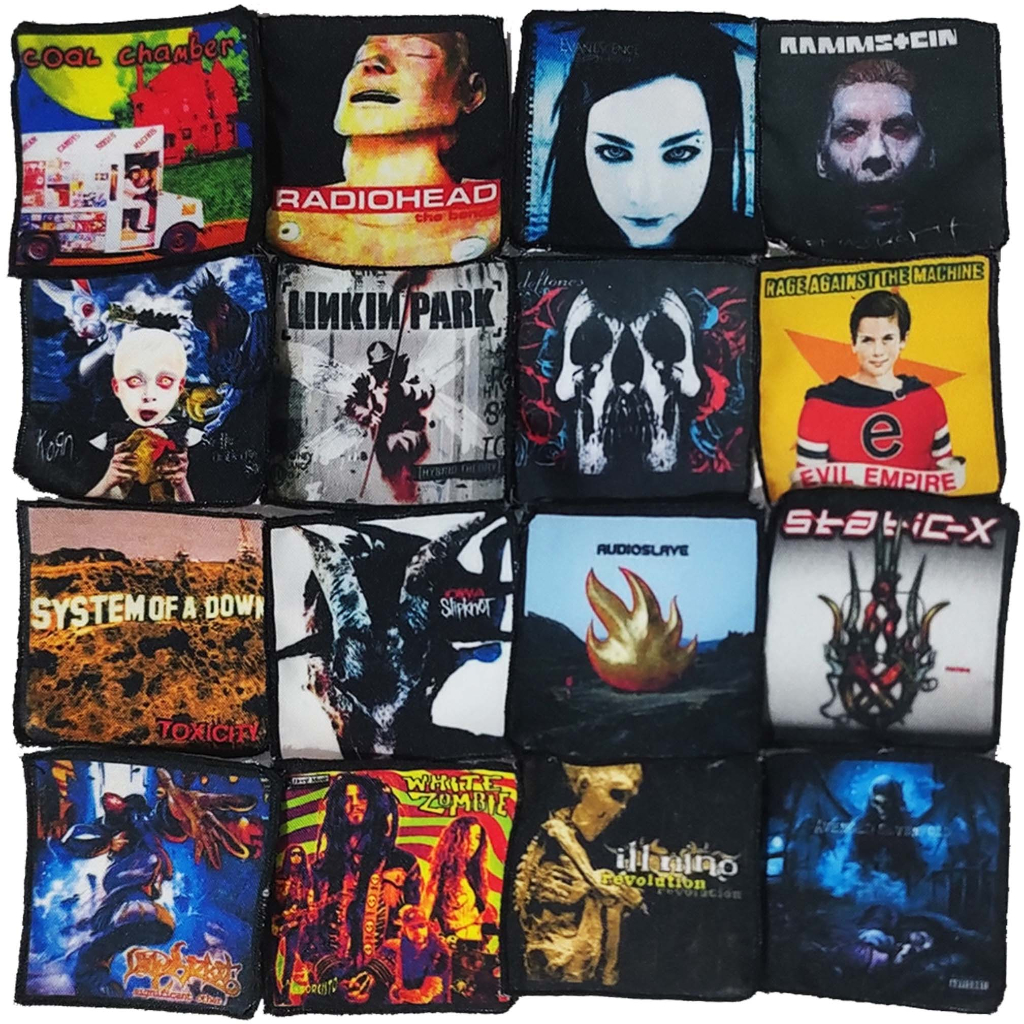 Patch Álbum New Metal, Rapcore e Industrial - sublimação em Oferta na Shopee