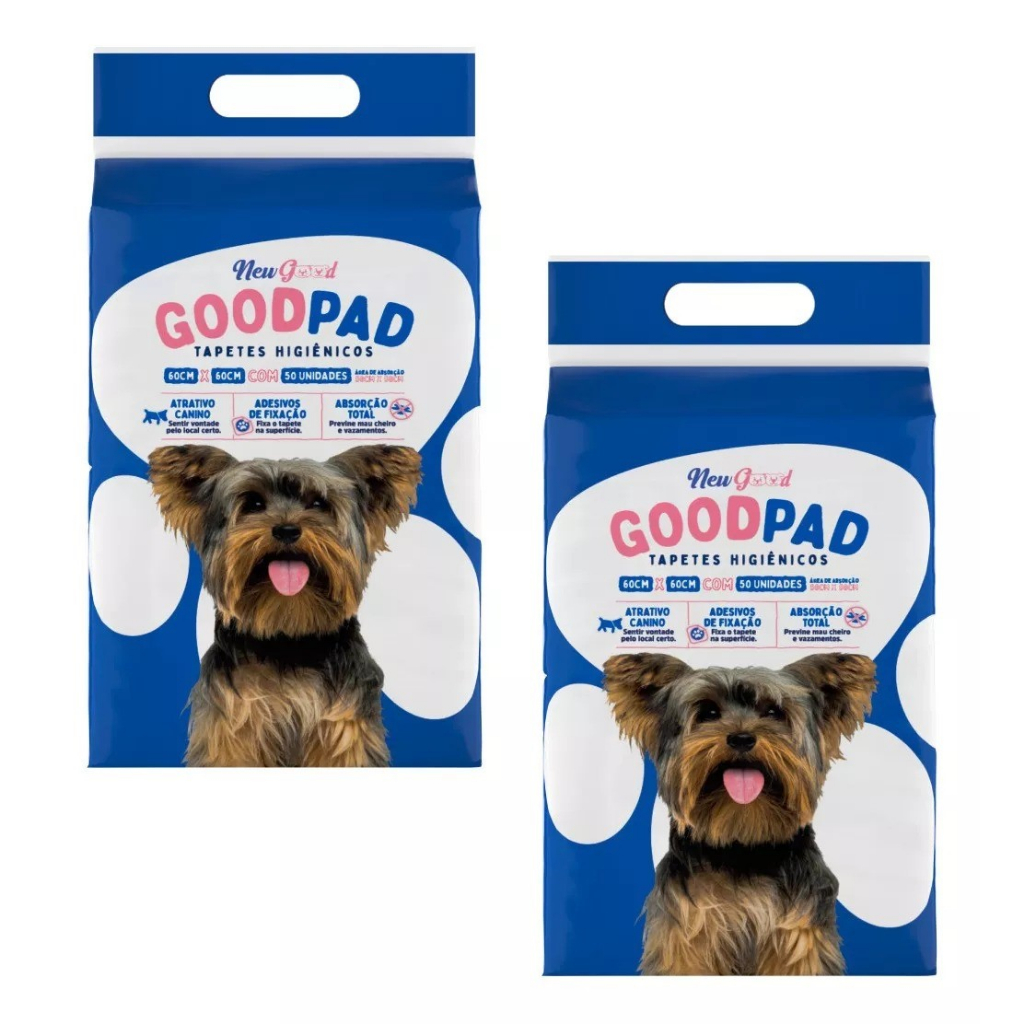 Tapete Higiênico Good Pad 100 unidades 60x60 dimensão cães gatos pet em Oferta na Shopee