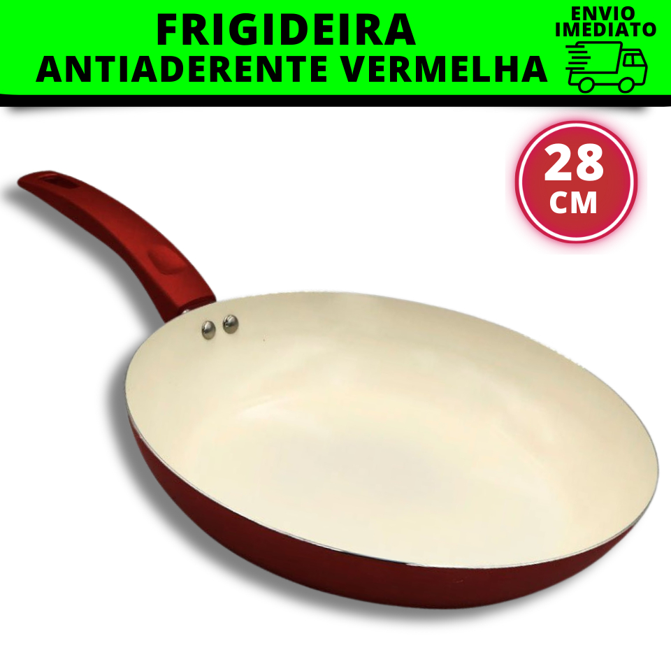 Frigideira Antiaderente Com Revestimento em Cerâmica 28cm