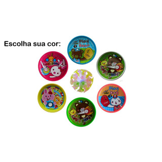 Bateu Colou + Bola Ventosa Brilhante Jogo Raquete Que Gruda