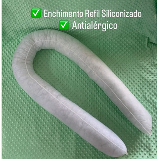 REFIL TNT COM ENCHIMENTO DE SILICONE 100 % ALGODÃO PARA NINHO REDUTOR DE BERÇO em Oferta na Shopee