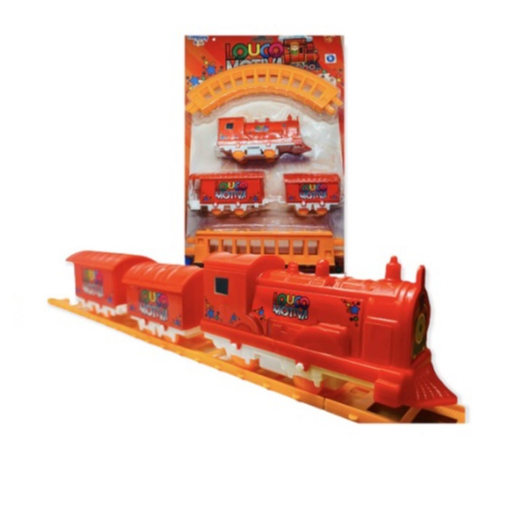 Trenzinho Trem Locomotiva c/ trilhos 8 pecas Brinquedo menino Menina trem legal