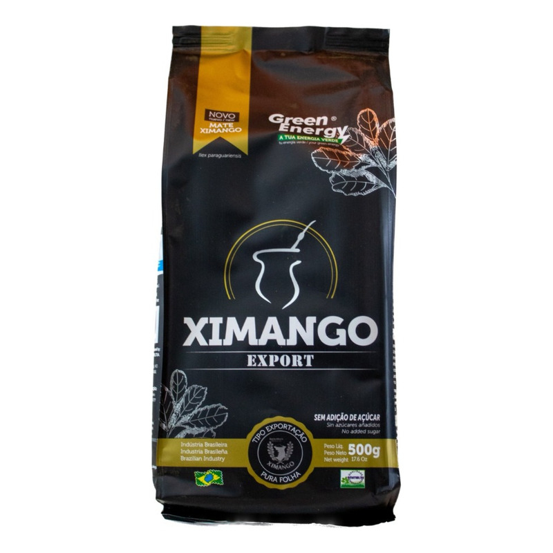 Erva-Mate Ximango Tipo Exportação Pura Folha Green Energy 500g