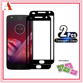 Kit 2 Película de Vidro 3D Anti Queda Motorola Z2 Play/Z3 Play em Oferta na Shopee