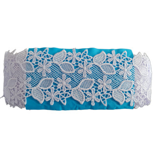 Renda Guipir Branca Flores c/ 13,7 Metros CHL611
