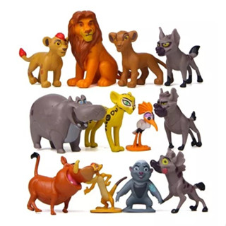 Coleção 12 Bonecos Rei Leão Simba Timão Pumba Pvc Miniatura 5Cm