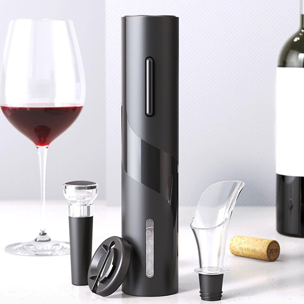 Abridor De Garrafa Saca Rolhas Vinho Elétrico Automático com Kit