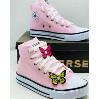 Tênis Botinha Infantil Menina Star COM BORBOLETA-Envio 10x RÁPIDO
