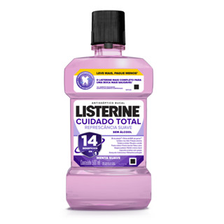 Listerine Cuidado Total 14 Benefícios Em 1 Enxaguante Bucal Sem Álcool - 500Ml