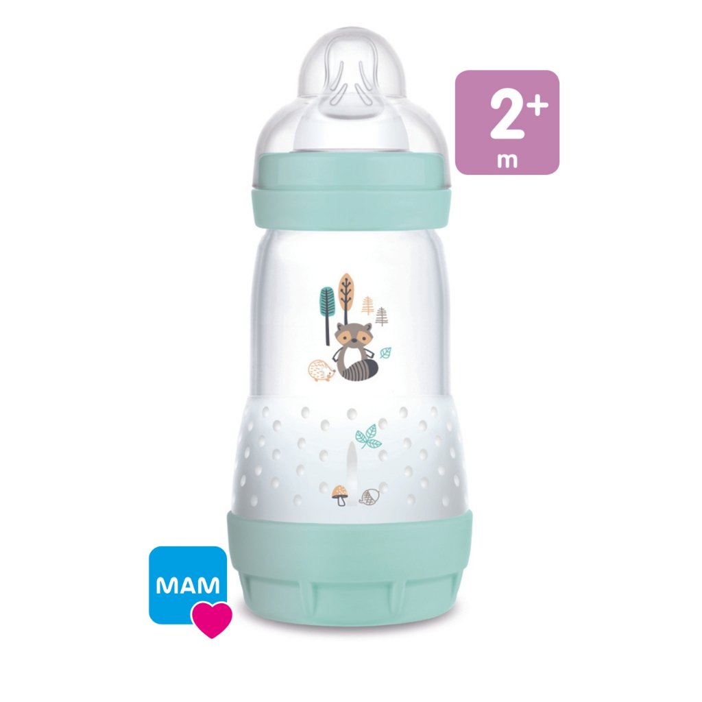 Mamadeira MAM 260ml (2+ Meses) Easy Start Bebê Menino Azul