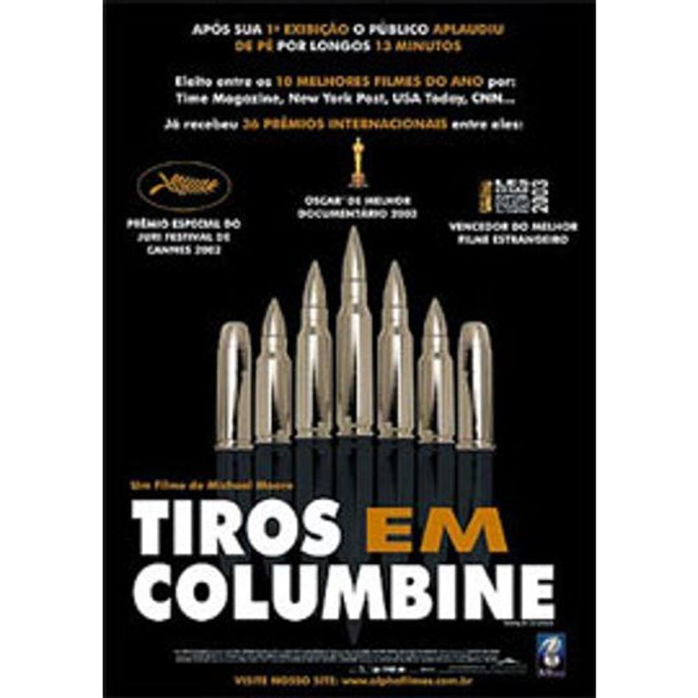 DVD Documentário | Tiros em Columbine | Policial | Michael Moore | 2002 Original Lacrado