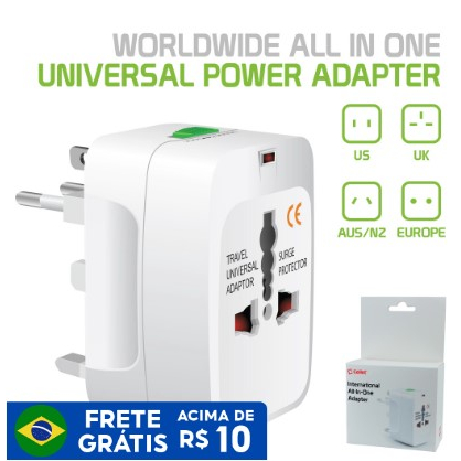 Imagem Adaptor International All-in-one Adaptador Universal TomadaS