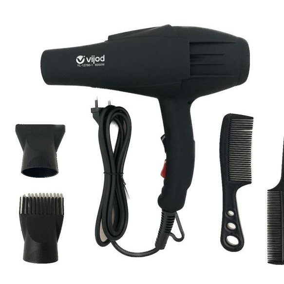 Secador de cabelo profissional 6000w 110v 4 in 1