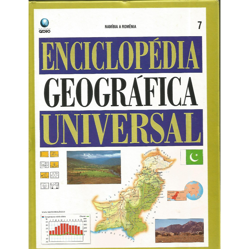 Livro: Enciclopédia geográfica universal - Namíbia a Romênia - Vol 7