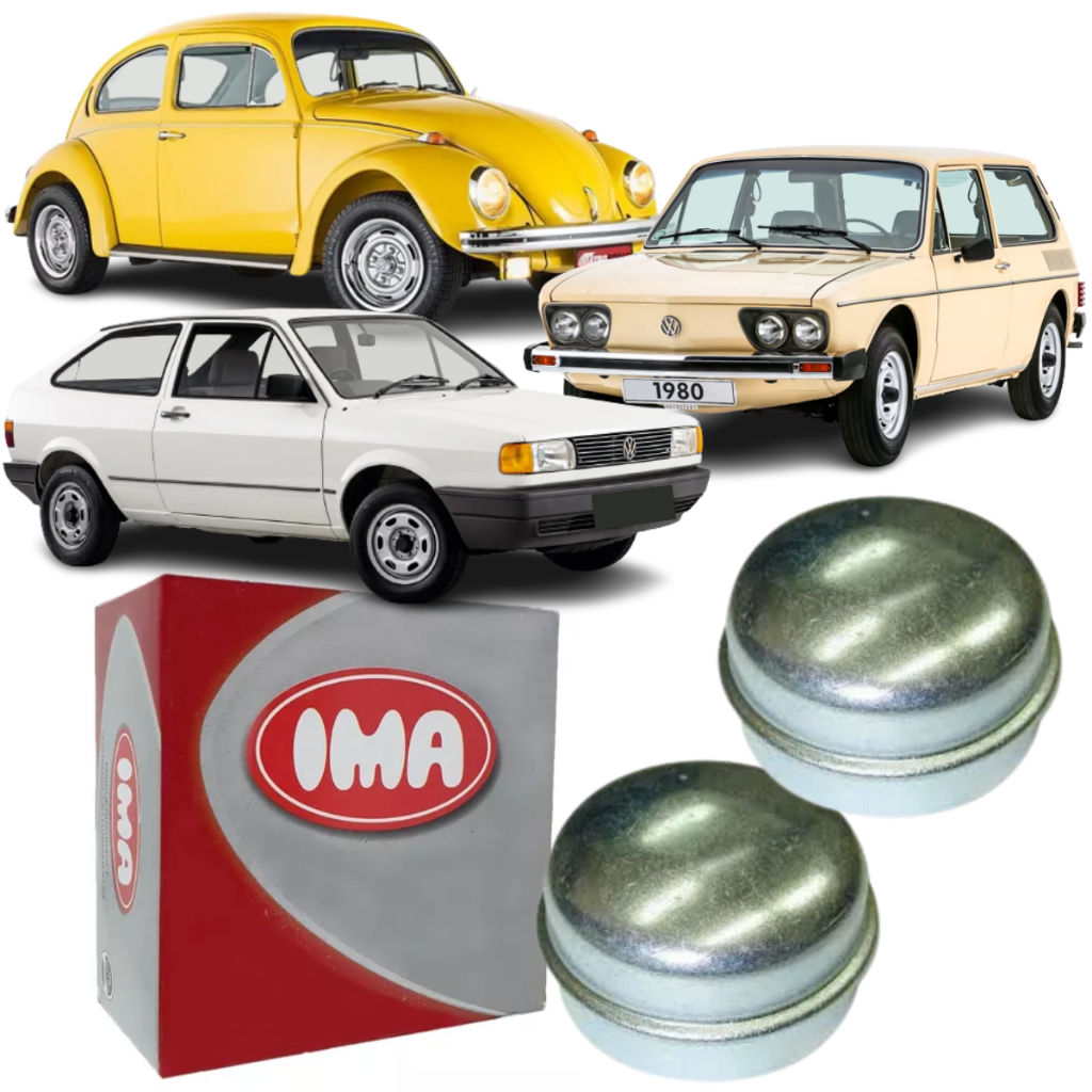 Par Calota Cubo Roda Traseira Volkswagen Brasília Fusca Gol em Oferta na Shopee