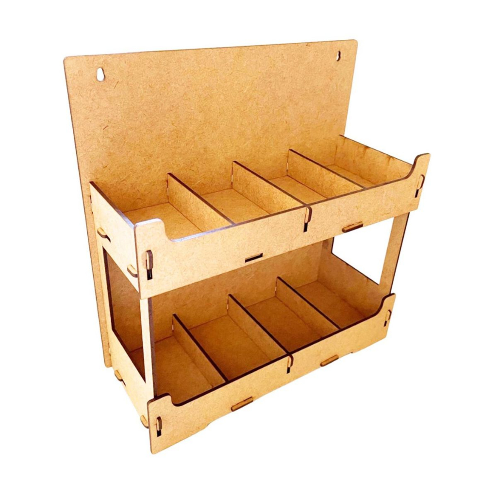 Kit 3 Expositor de balcão Display GG 28x29 cm mdf cru Brownie Palheiro bombom doce comercio bar loja