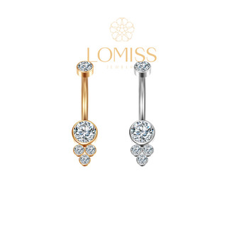 Piercing Umbigo Banana Aço Cirúrgico Pvd Indiano Zircônia 1,6x10 em Oferta na Shopee