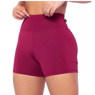 Short Suplex Academia Fitness Feminino Cós Alto em Oferta na Shopee