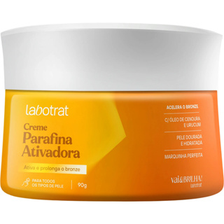 Creme Parafina Ativadora Bronze Labotrat C/ Óleo de Cenoura e Urucum 90g em Oferta na Shopee