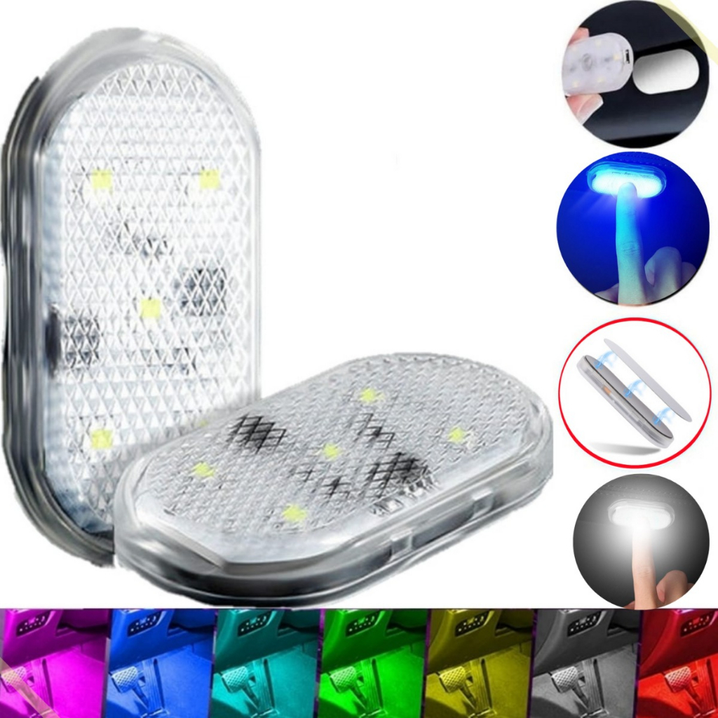 Luz LED USB 5V para Carro e Casa | Sensor Toque, Iluminação de Leitura, Emergência, Porta-Malas e Teto