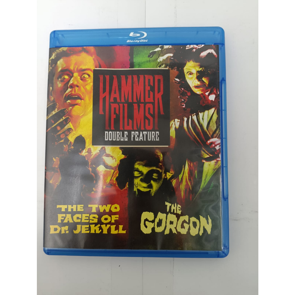 Blu-ray Combo - Hammer Films Double Feature - 2 Filmes: A Gorgona + O Monstro de Duas Caras - 1 Disco - IMPORTADO - SEMINOVO