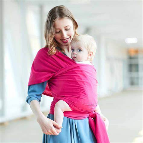 Wrap Baby Sling Canguru Carregador P/ Bebeês Malha 100%Algodão