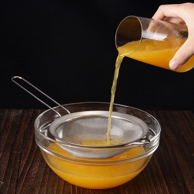 Kit 3 Peneira Coador De Peneiras Aço Inoxidável Para Cozinha Peneira De Cozinha