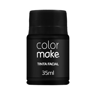 Tinta Líquida Facial Preto - Colormake - 25ml .