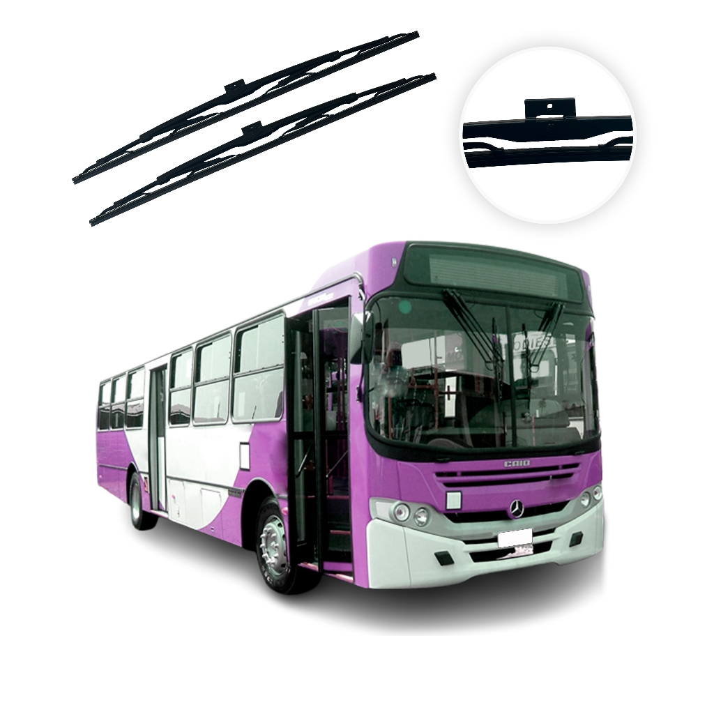 2 Palhetas Do Para-brisa Ônibus Caio Apache S22 2007 Limpador Original De ferro