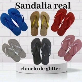 CHINELO DE GLITTER