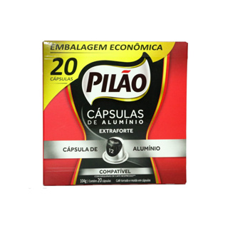 Kit com 60 Cápsulas Café Pilão Extraforte compatível com Nespresso - caixa com 20 cápsulas em Oferta na Shopee