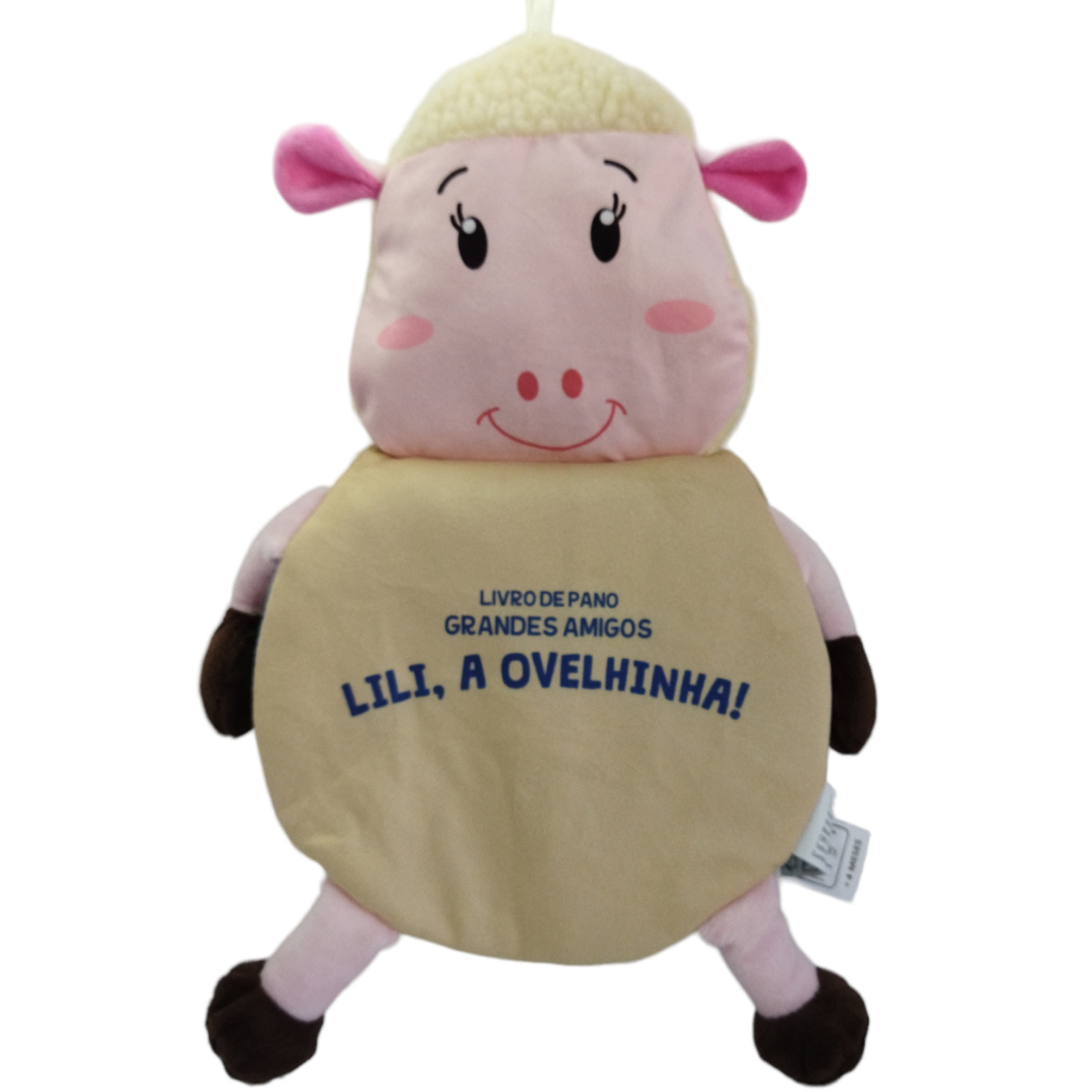 Livros de Pano - Grandes Amigos : Lili, a Ovelhinha - livros sensoriais - livros infantis